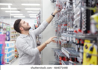 Man Customer In Hardware Store