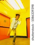 Man dancing in room