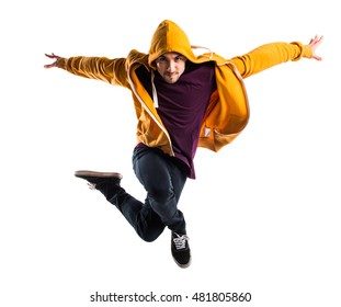 Man dancing street dance - Shutterstock ID 481805860
