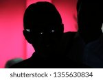 Man in the dark