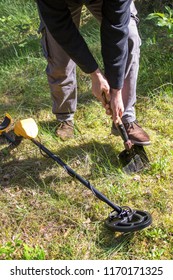 Man Digs Hole Ground Using Shovel Stock Photo 1170171325 | Shutterstock