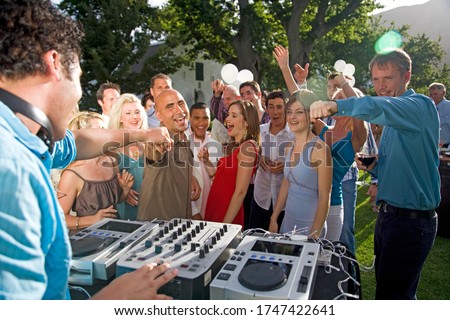 Image, Stock Photo 30s Entertainment Party