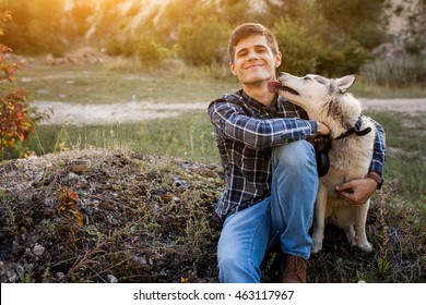 Man And Dog