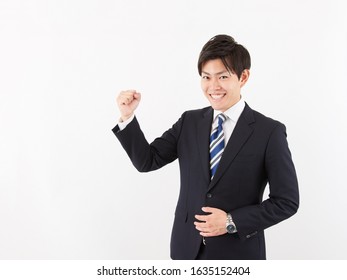 ガッツポーズ スーツ 男 の画像 写真素材 ベクター画像 Shutterstock