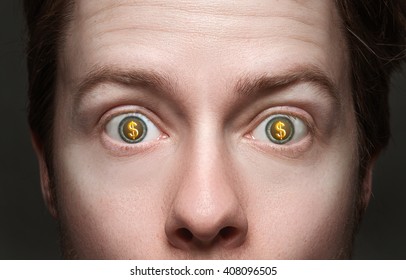 Dollar Sign Eyes Images, Stock Photos & Vectors | Shutterstock