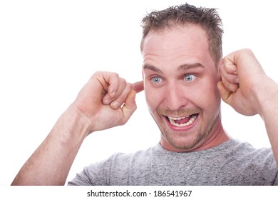 Man Dont Want Hear Stock Photo 186541967 Shutterstock Man Dont Want Hear Stock Photo 186541967 Shutterstock