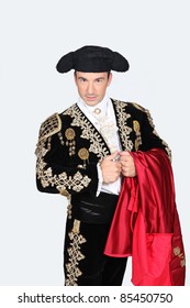 Man Dressed As Spanish Bull Fighter