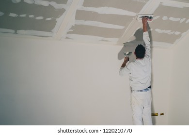 Drywall Painter Stock Photos Images Photography Shutterstock