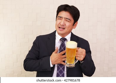 Man Drinking Beer