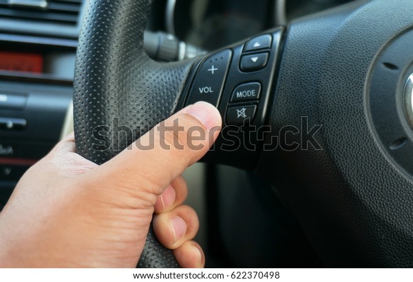 man driver hand\
use the turning signal\
switch