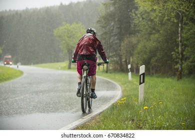 Mountain biking discount in the rain