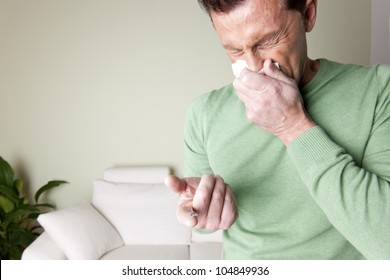 Man With Dust Allergy