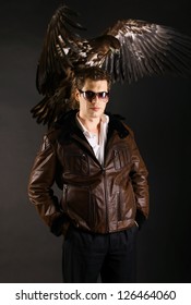 Man and Eagle