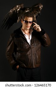 Man and Eagle
