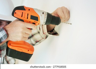 Man  With Electric Drill 