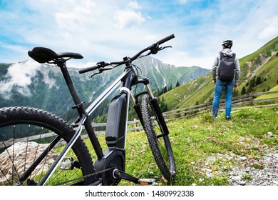 Man Enjoying Fantastic View After Finishing Uphill Mountain Track - Shutterstock ID 1480992338