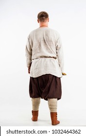 
Man In A Fashionable Medieval Shirt