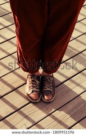 Similar – Image, Stock Photo Red wall with lattice window