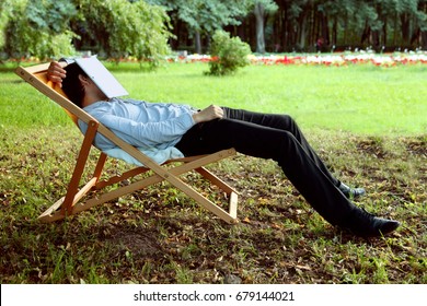 Man Fell Asleep In The Park