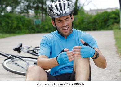 Man Fell Off His Bicycle For A Walk