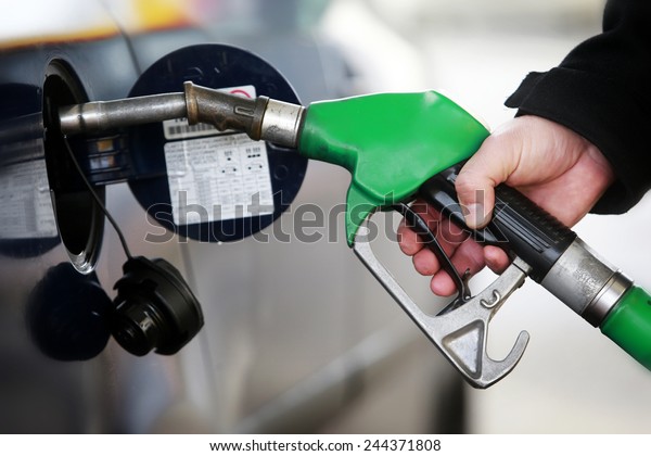 Man Filling Car Petrol Stock Photo 244371808 | Shutterstock