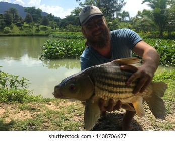 Man Fishing In Krabi Thialand