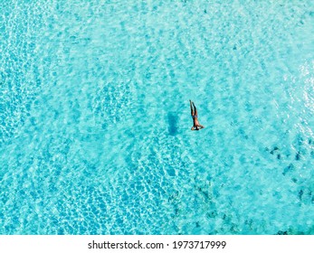 Man Floating In Paradise, Cas Abao, Curaçao