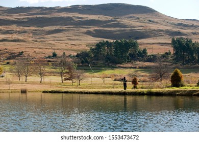 Man Fly Fishing, Dullstroom, Mpumalanga