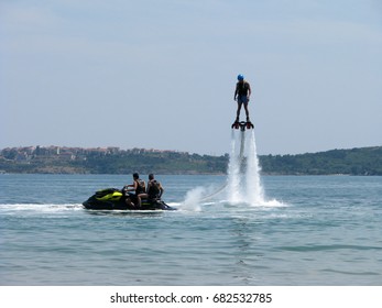 man flying