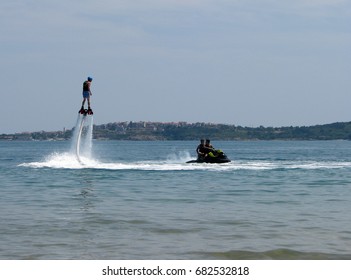 man flying