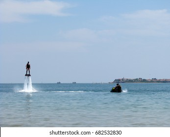 man flying