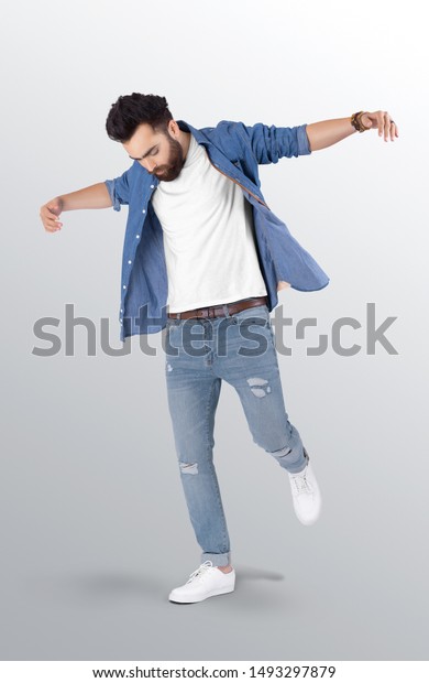 white shirt with denim jeans