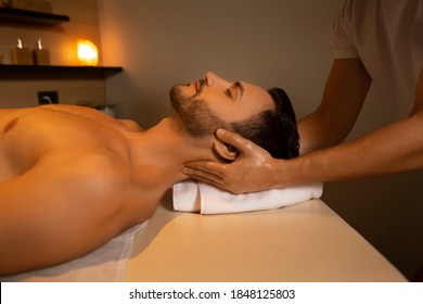 Man Getting Deep Tissue Massage