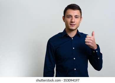 Man Giving Thumbs Stock Photo Shutterstock