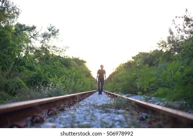 8,109 Man walking railroad Images, Stock Photos & Vectors | Shutterstock