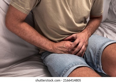 Man With Groin Crotch Pain Issues.	
