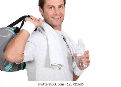 Man With Gym Bag