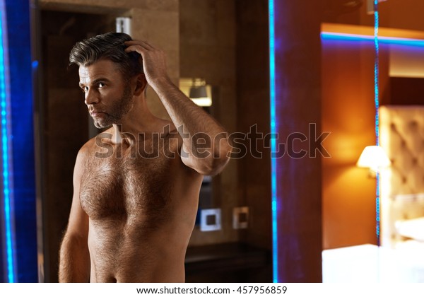 Man Hair Care Concept Portrait Handsome Stock Photo Edit Now