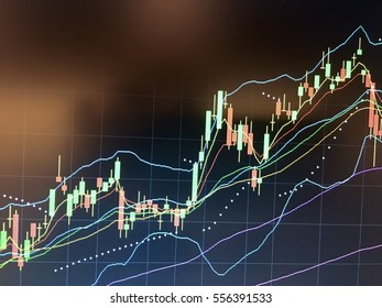 Man hand point line graph in colorful tone - Powered by Shutterstock - Get 15% off with code: PIKWIZARD15