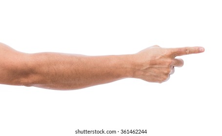 Man Hand Pointing