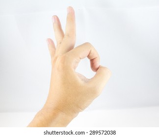 Man Hand Show Ok Status Stock Photo 289572038 | Shutterstock