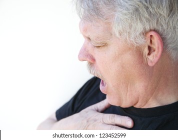 Man Has Difficulty Getting His Breath