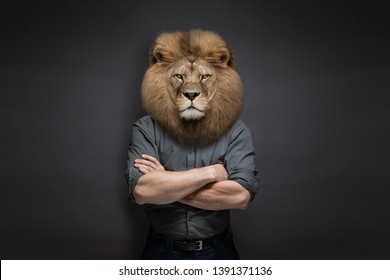 Man With Head Of A Lion.