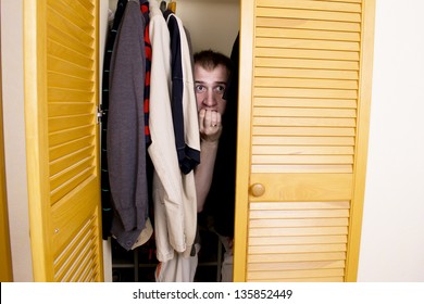 A Man Hiding In The Closet