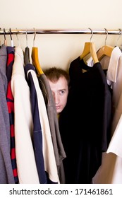 A Man Hiding In The Closet