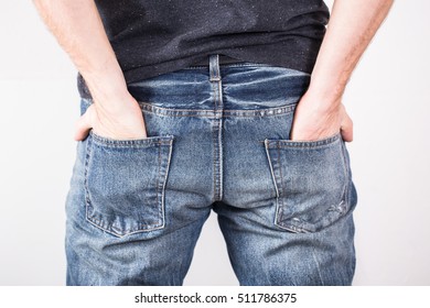 Man His Hands Jeans Pockets Stock Photo 511786375 | Shutterstock