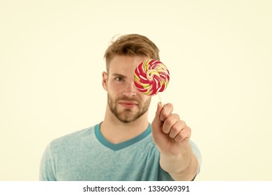 Man Hold Big Sweet Lollipop 260nw 1336069391 