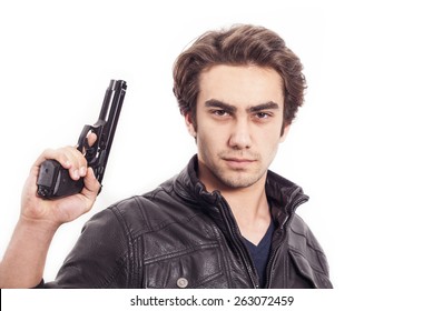 The Man Holding A Gun