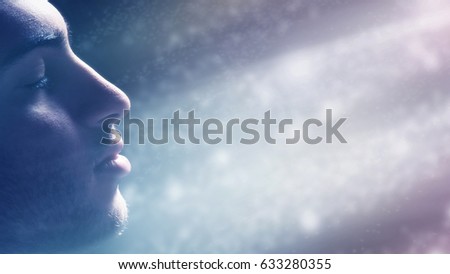 Man Immersed in the Light