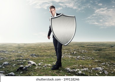 Man With An Iron Shield